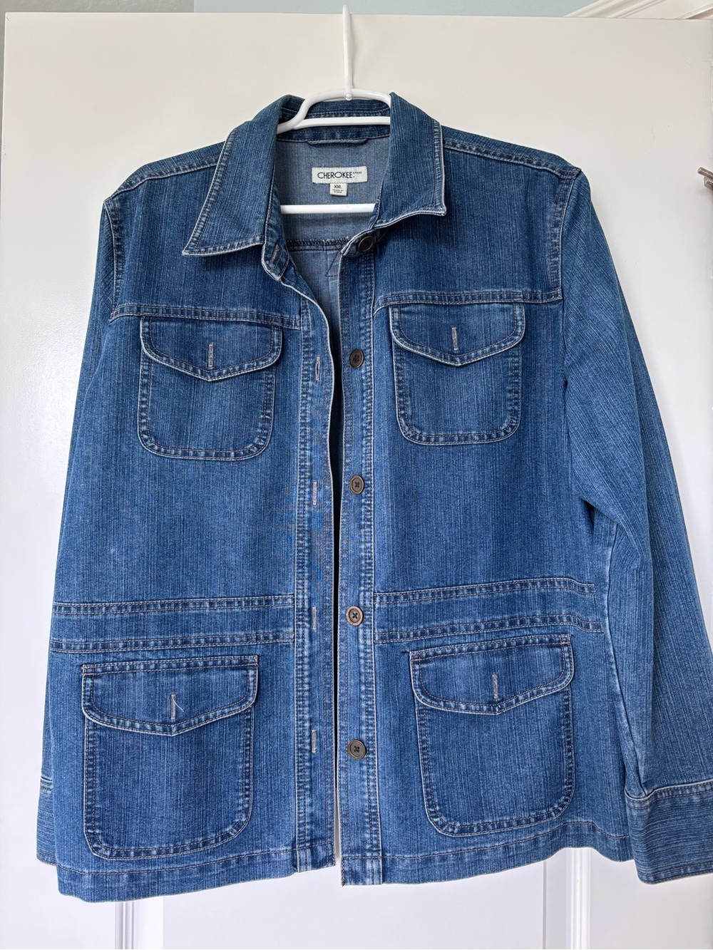 Cherokee Women’s  Blue Denim Jacket XXL